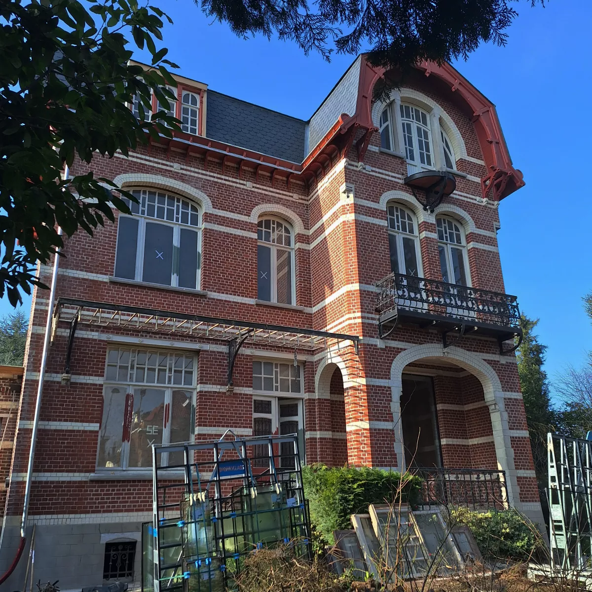 Chantier à Ronse