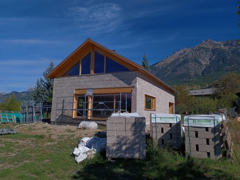 Construction - Maison ossature bois - Hautes - Alpes